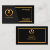 エレガン企業のスモダンプロフェッショナルチョフール 名刺 (正面/裏面)