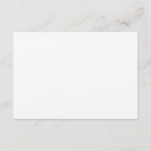 エレガン素朴ス結婚詳細カードクラフト エンクロージャーカード (裏面)