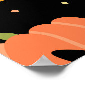 エレガ不気味ンス：ハロウィーンのパンプキンアート ポスター (角)