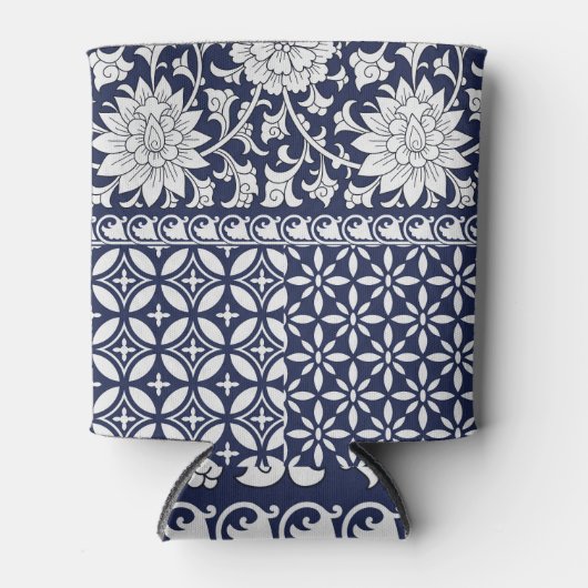 エレガ中国のンス：シームレスなオーナメント 缶クーラー (正面)