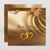 エレガ人気があるントウェディング招待状 招待状 (正面/裏面)