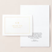 エレガ伝統的ントウェディング 箔カード (ディスプレー)