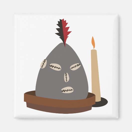 エレガ像 マグネット (正面)