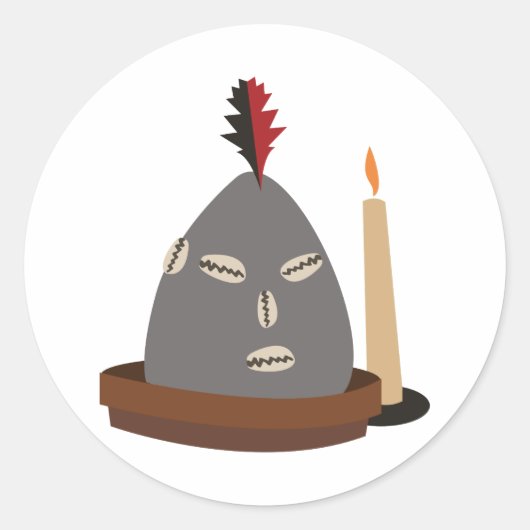 エレガ像 ラウンドシール (正面)