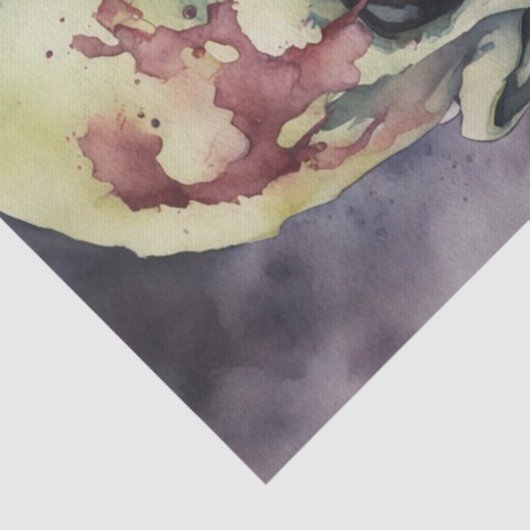 エレガ完全に死んでいなンス：水の色ゾンビ顔デコページ 薄葉紙 (詳細)