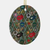 エレガ日本のンス：ヴィンテージフローラ セラミックオーナメント (右)