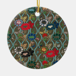 エレガ日本のンス：ヴィンテージフローラ セラミックオーナメント