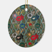 エレガ日本のンス：ヴィンテージフローラ セラミックオーナメント (左)