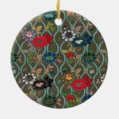 エレガ日本のンス：ヴィンテージフローラ セラミックオーナメント (裏面)