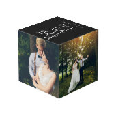 エレガ最高のントな結婚式 フォトキューブ (裏面アングル)