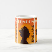 エレガ王室のンス:イギリスのヴィンテージ・クイーン・ロンドン モーフィングマグカップ (中央)