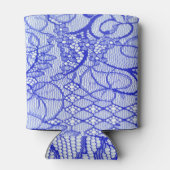 エレガ王室のンス:ブルーオートクチュールレース 缶クーラー (裏面)