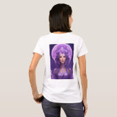 エレガ王室のンス – プリンセスTシャツfor Girls Tシャツ (裏面フル)