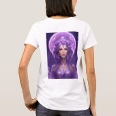 エレガ王室のンス – プリンセスTシャツfor Girls Tシャツ (裏面)