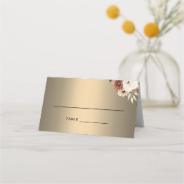 エレガ素朴ンスの金ゴールド結婚の山 プレイスカード