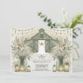 エレガ素朴ンス結婚リハーサル招待状 招待状 (スタンド正面)