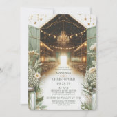 エレガ素朴ンス結婚リハーサル 招待状 (正面)