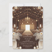 エレガ素朴ンス結婚リハーサル 招待状 (正面)