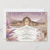 エレガ素朴ンス結婚リハーサル 招待状 (正面)