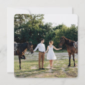 エレガ素朴ンス結婚リハーサル 招待状 (裏面)