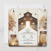 エレガ素朴ンス結婚リハーサル 招待状 (正面)