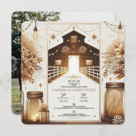 エレガ素朴ンス結婚リハーサル 招待状