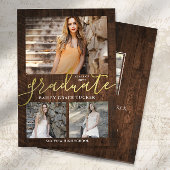 エレガ素朴ンス4 – 写真コラージュ卒業アナウンクス 案内状