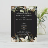 エレガ素朴ンス、ピネコ縁どンオンブラック 招待状 (スタンド正面)