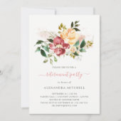 エレガ素朴ンス|フローラ除·売却パーティー 招待状 (正面)