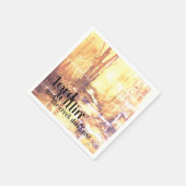 エレガ素朴ンス:ワイリン卿の水彩 スタンダードカクテルナプキン (角)