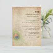 エレガ素朴ンス |結婚式招待状 招待状 (スタンド正面)