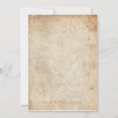 エレガ素朴ンス |結婚式招待状 招待状 (裏面)