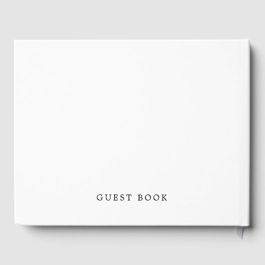 エレガ素朴ンス：自然フローラとタイポグラフィ結婚 ゲストブック (裏面)