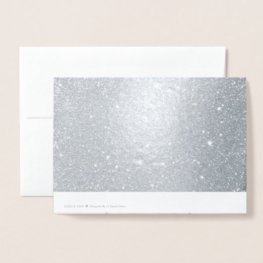 エレガ素朴ントウェディング実在フォイルサンキューカード 箔カード (裏面封筒付き)