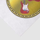 エレキギターが付いている石Nロール 薄葉紙 (詳細)