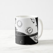 エレキギターのコーヒー・マグ コーヒーマグカップ (正面右)