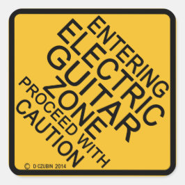 エレキギターのゾーンに入る スクエアシール