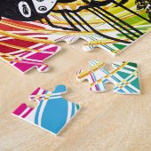 エレキギターのデザイン ジグソーパズル (側面)