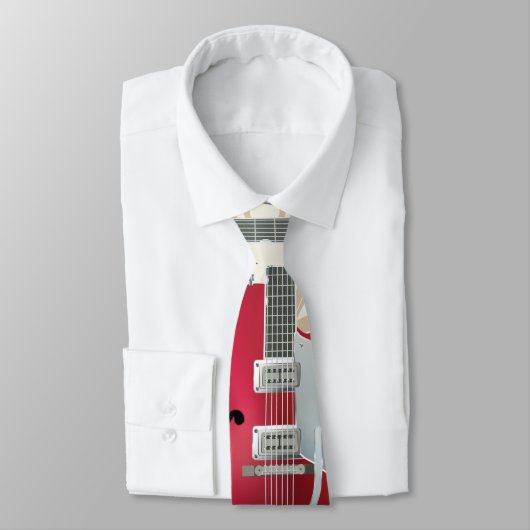 エレキギターのデザイン ネクタイ (タイ)
