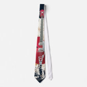 エレキギターのデザイン ネクタイ (正面)