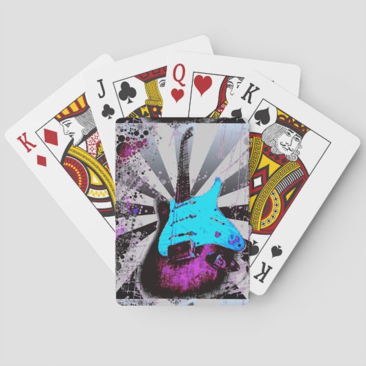 エレキギターのトランプ トランプ (裏面)