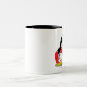 エレキギターのペンギン ツートーンマグカップ (中央)