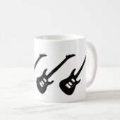 エレキギターのマグ コーヒーマグカップ (正面右)