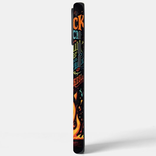 エレキギターの創造性鮮やかを燃やす Case-Mate iPhoneケース (裏面 / 左)