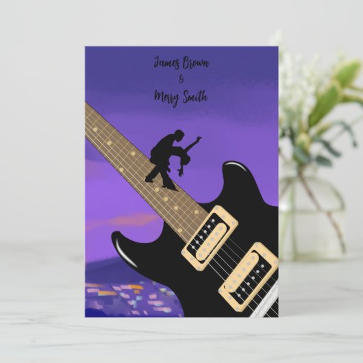 エレキギターの弦に愛結婚を 招待状 (スタンド正面)
