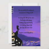 エレキギターの弦に愛結婚を 招待状 (裏面)