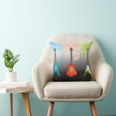 エレキギターの恋人の夢 クッション (椅子)