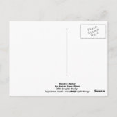 エレキギターの郵便はがき ポストカード (裏面)