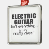 エレキギターは全てではない メタルオーナメント (左)