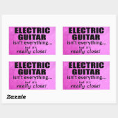 エレキギターは全て長方形スティック 長方形シール (シート)